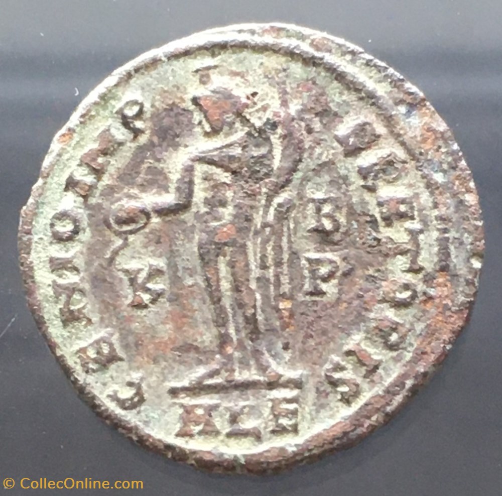 Follis de Maximien Galère - GENIO IMPERATORIS / K / B P / ALE monnaies antiquite av jc ap romaines republicaines imperiales follis de maximien galere genio imperatoris k b p ale