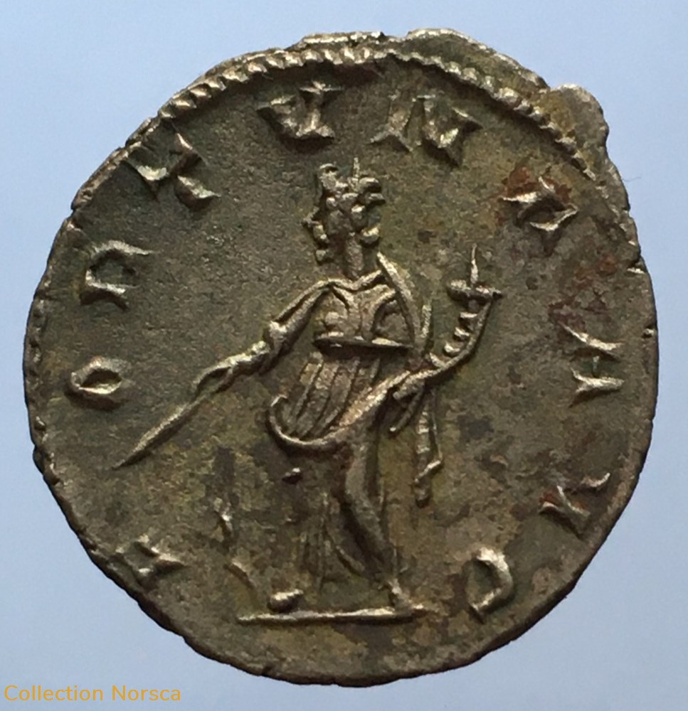 EG 061 - Antoninien de Postume - FORTVNA AVG monnaies antiquite jc ap romaines republicaines imperiales eg 061 antoninien de postume fortvna avg
