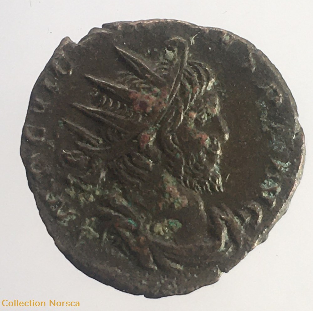 EG 212 - Antoninien de Victorin - INVICTVS/ * - monnaies antiquite av jc ap romaines republicaines imperiales eg 212 antoninien de victorin invictvs