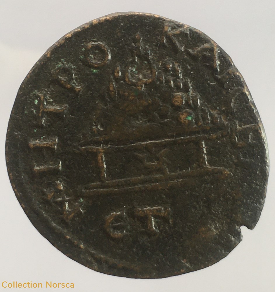 Provinciale - drachme de Gordien III - MHTPO KAICA B N / ET S monnaie antique av jc ap romaine provinciale drachme de gordien iii mhtpo kaica b n et s