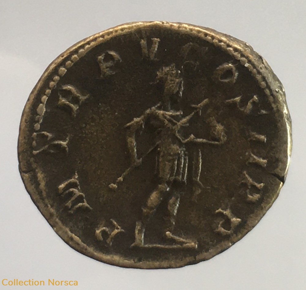 monnaie antique av jc ap romaine republicaine imperiale antoninien de gordien iii p m tr p v cos ii p p
