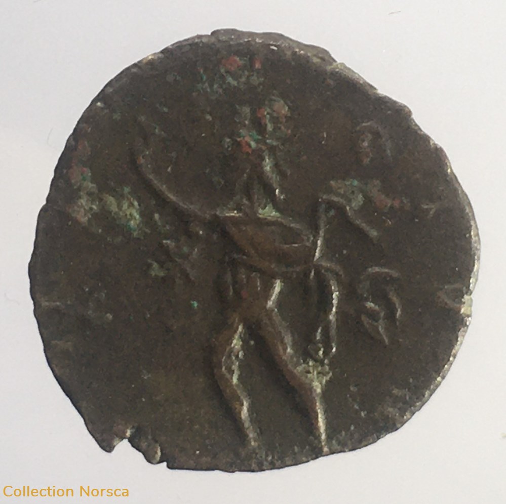 EG 212 - Antoninien de Victorin - INVICTVS/ * - monnaies antiquite av jc ap romaines republicaines imperiales eg 212 antoninien de victorin invictvs