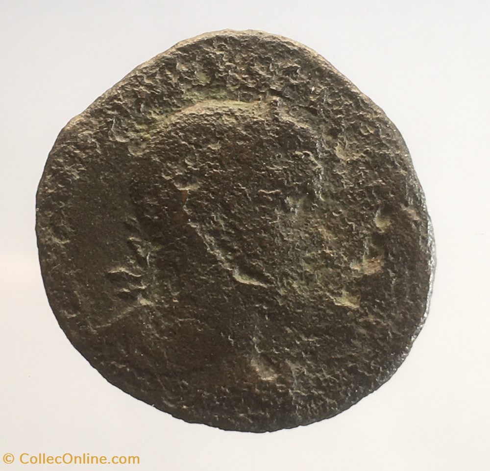 Provinciale - Æ (30 mm) de Gordien III - P M S COL VIM / AN III monnaie antique av jc ap romaine provinciale 30 mm de gordien iii p m s col vim an iii
