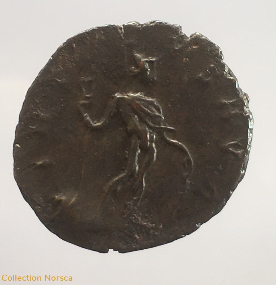 EG 224 - Antoninien de Victorin - VIRTVS AVG monnaie antique jc ap romaine republicaine imperiale eg 224 antoninien de victorin virtvs avg