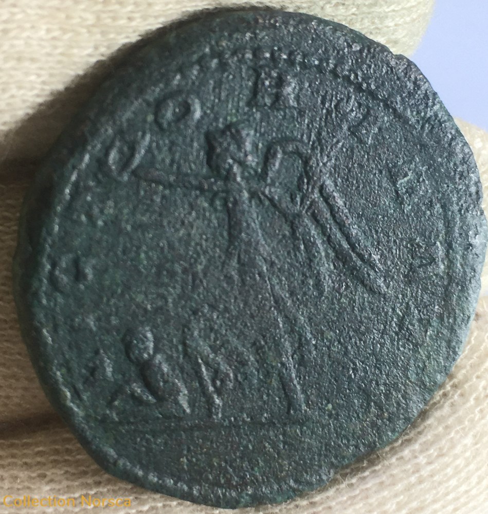 monnaie antique jc ap romaine republicaine imperiale double sesterce de postume victoria avg