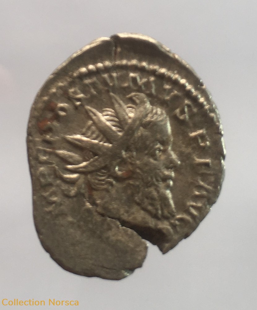 EG 032 - Antoninien de Postume - NEPTVNO REDVCI monnaie antique av jc ap romaine republicaine imperiale eg 032 antoninien de postume neptvno redvci