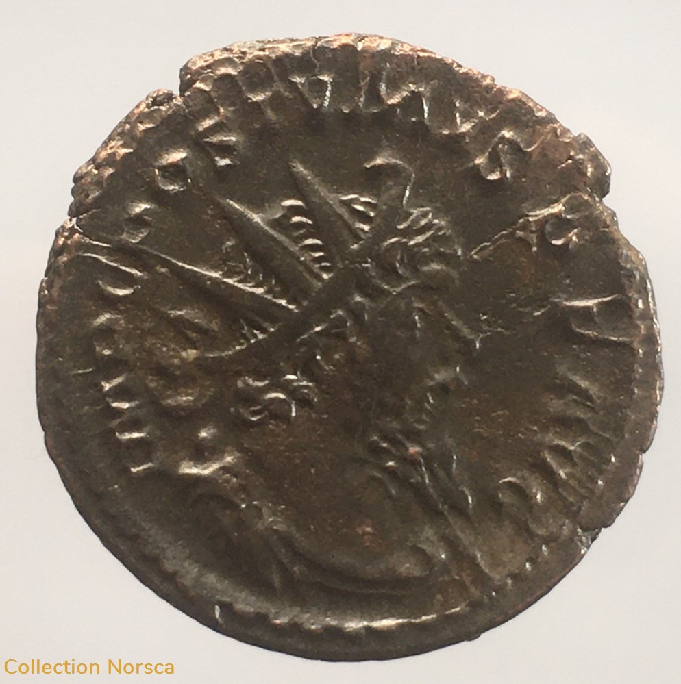 EG 110 - Antoninien de Postume - PAX AVG P/-//- monnaie antique jc ap romaine republicaine imperiale eg 110 antoninien de postume pax avg p