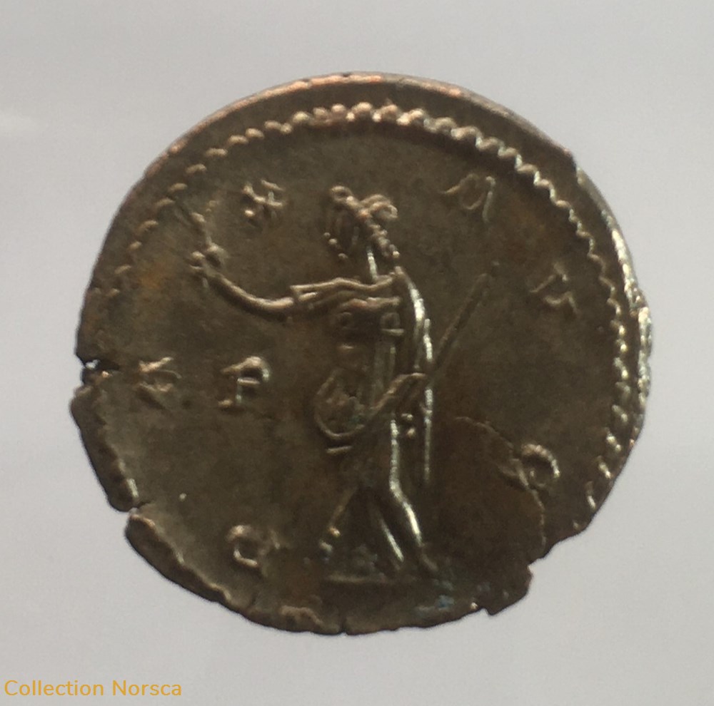 EG 110 - Antoninien de Postume - PAX AVG P/-//- monnaie antique jc ap romaine republicaine imperiale eg 110 antoninien de postume pax avg p