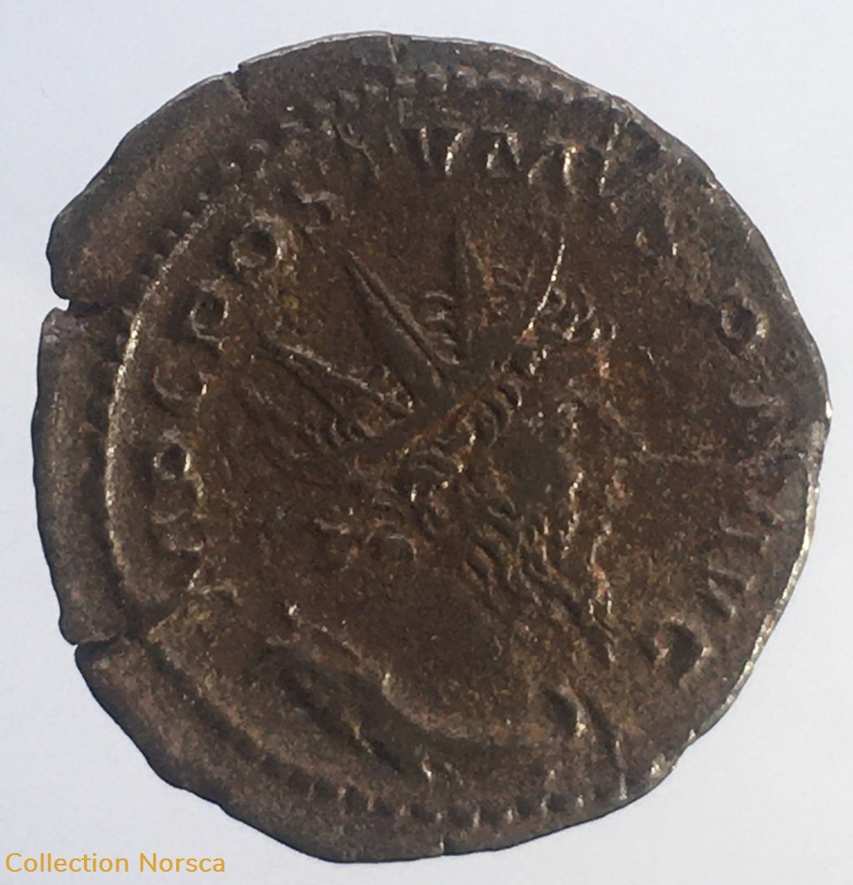 EG 110 - Antoninien de Postume - PAX AVG P/-//- monnaie antique jc ap romaine republicaine imperiale eg 110 antoninien de postume pax avg p