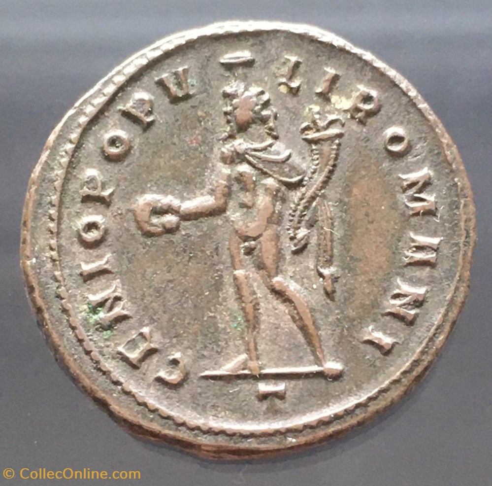 monnaies antiquite av jc ap romaines republicaines imperiales follis de maximien hercule genio popvli romani t