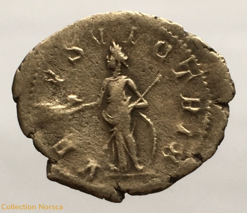 Briac 274 - denier de GORDIEN III - VENVS VICTRIX monnaies antiquite av jc ap romaines republicaines imperiales briac 274 denier de gordien iii venvs victrix