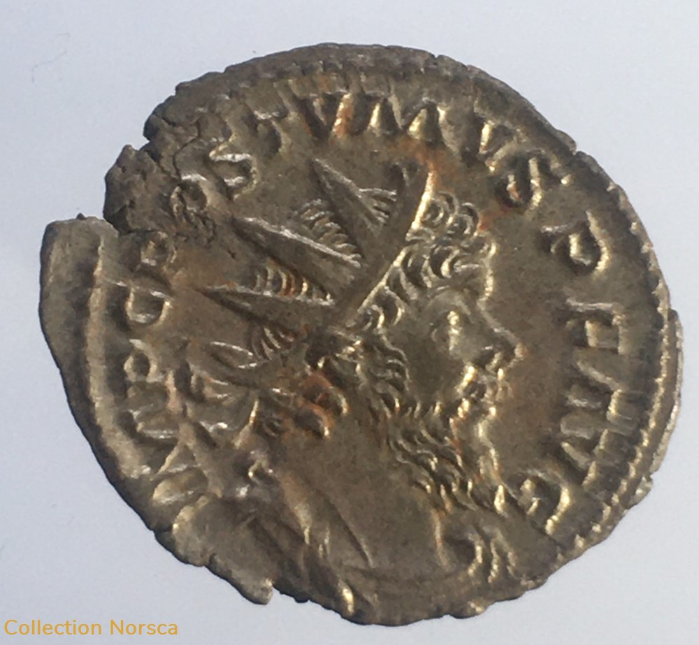 EG 110 - Antoninien de Postume - PAX AVG P/-//- monnaies antiquite jc ap romaines republicaines imperiales eg 110 antoninien de postume pax avg p