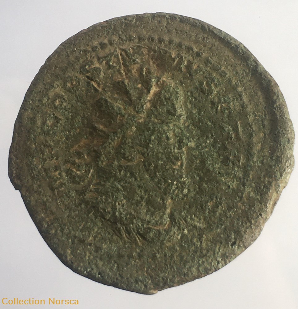 monnaie antique jc ap romaine republicaine imperiale double sesterce de postume laetitia avg