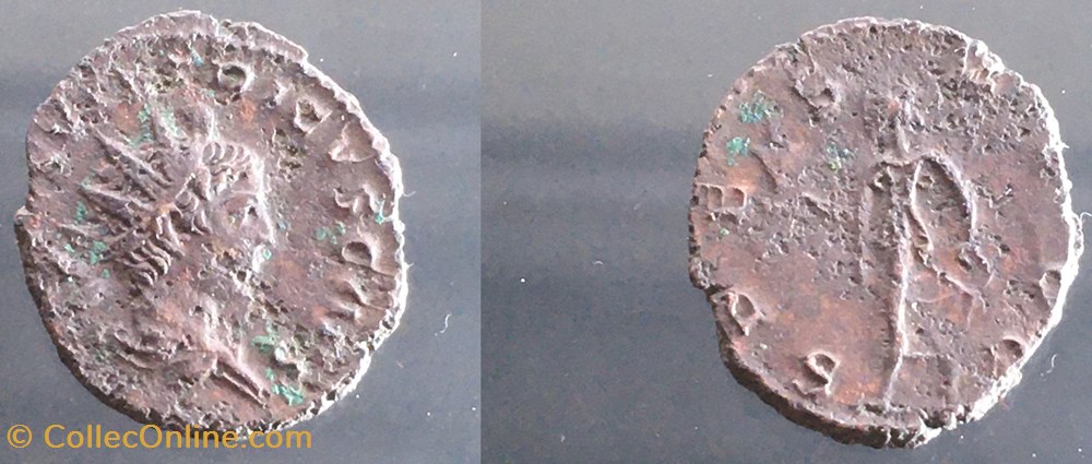 monnaie antiquite av jc ap romaine republicaine imperiale eg 274 antoninien de tetricus ii spes pvblica