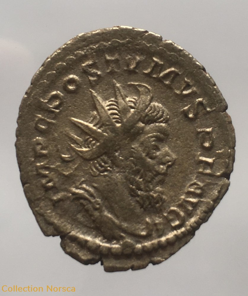 EG 006 - Antoninien de Postume - HERC DEVSONIENSI monnaie antique av jc ap romaine republicaine imperiale eg 006 antoninien de postume herc devsoniensi