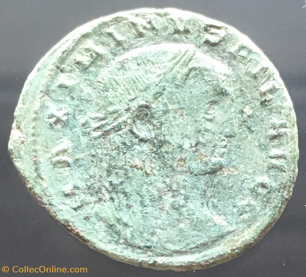 Follis de Maximin II Daia - GENIO CAESARIS / ETOILE / DELTA / SM.TS monnaies antiquite av jc ap romaines republicaines imperiales follis de maximin ii daia genio caesaris etoile delta sm ts