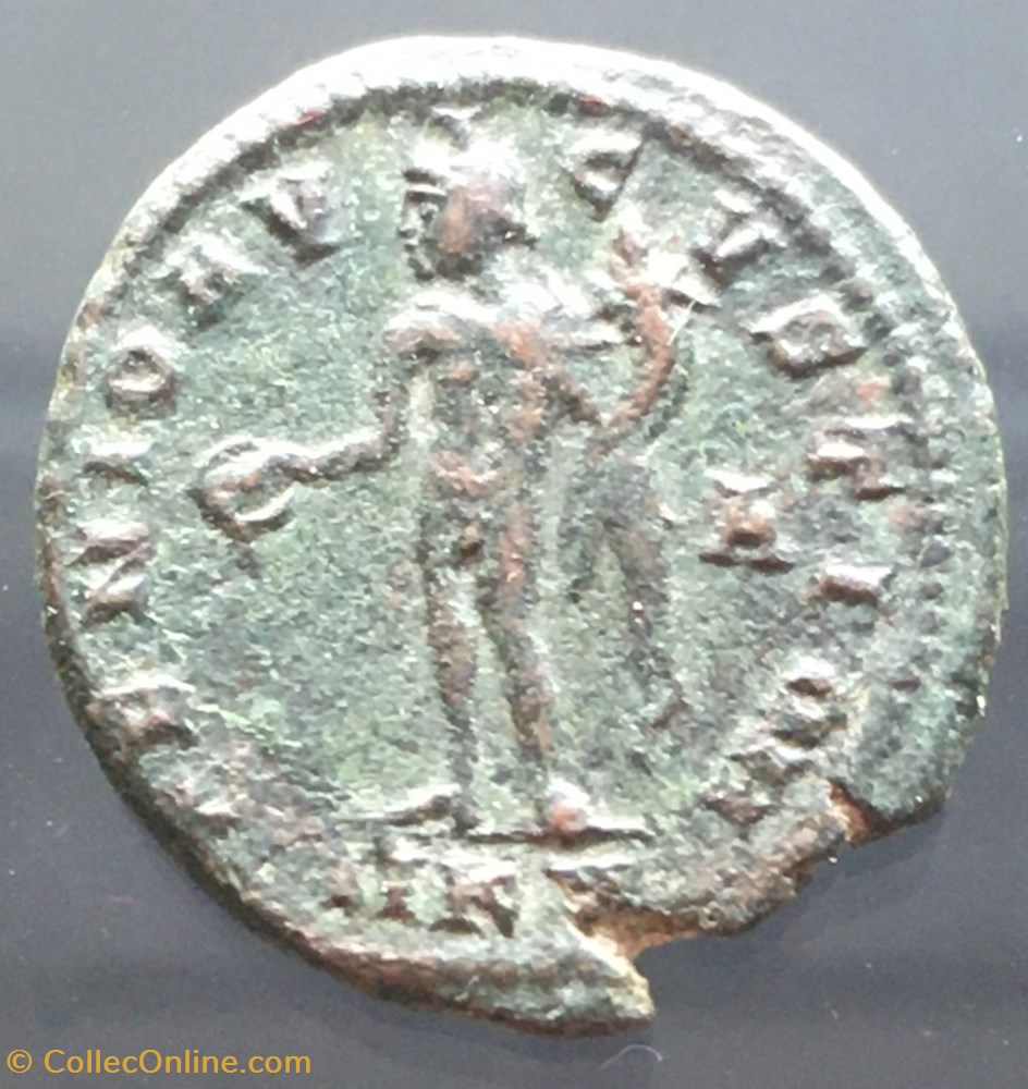 monnaies antiquite jc ap romaines republicaines imperiales follis de constantin 1er le grand genio avgvsti cmh a mkv