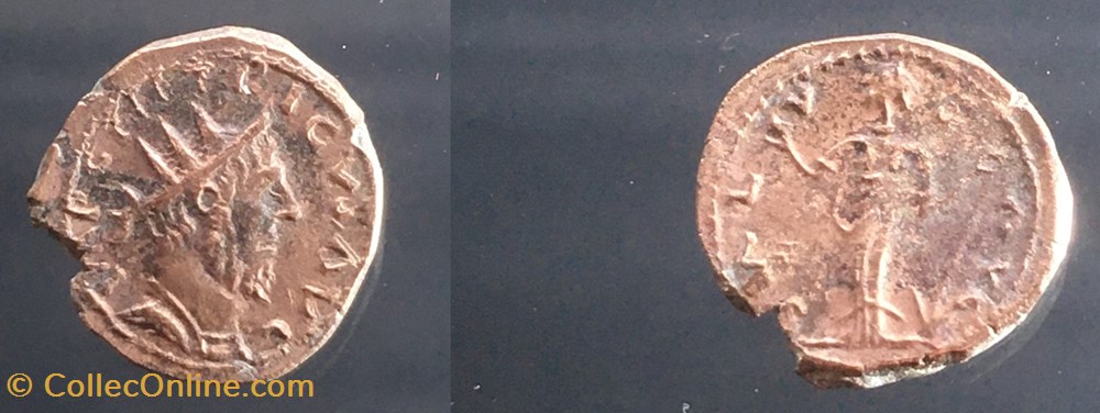 Imitation de Tétricus - SALVS AVG monnaie antiquite jc ap romaine republicaine imperiale imitation de tetricus salvs avg
