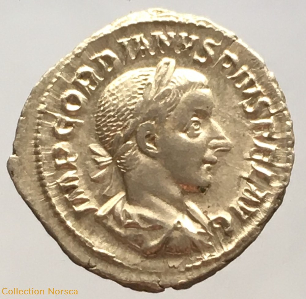 Briac 272 - denier de GORDIEN III - SALVS AVGVSTI monnaies antiquite jc ap romaines republicaines imperiales briac 272 denier de gordien iii salvs avgvsti