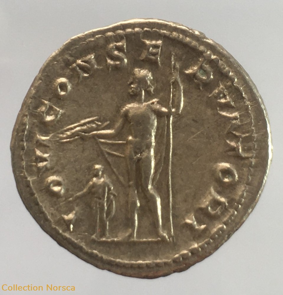 Antoninien de Gordien III - IOVI CONSERVATORI monnaie antique av jc ap romaine republicaine imperiale antoninien de gordien iii iovi conservatori