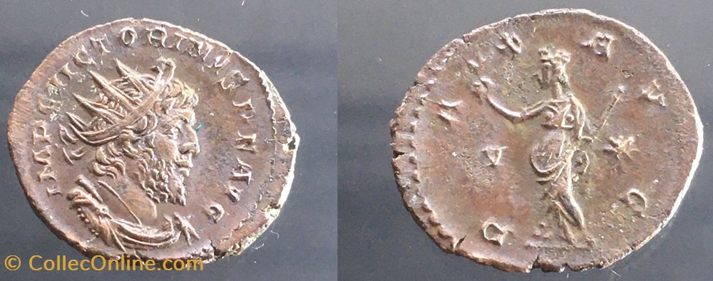 monnaie antiquite jc ap romaine republicaine imperiale eg 197 antoninien de victorin pax avg v