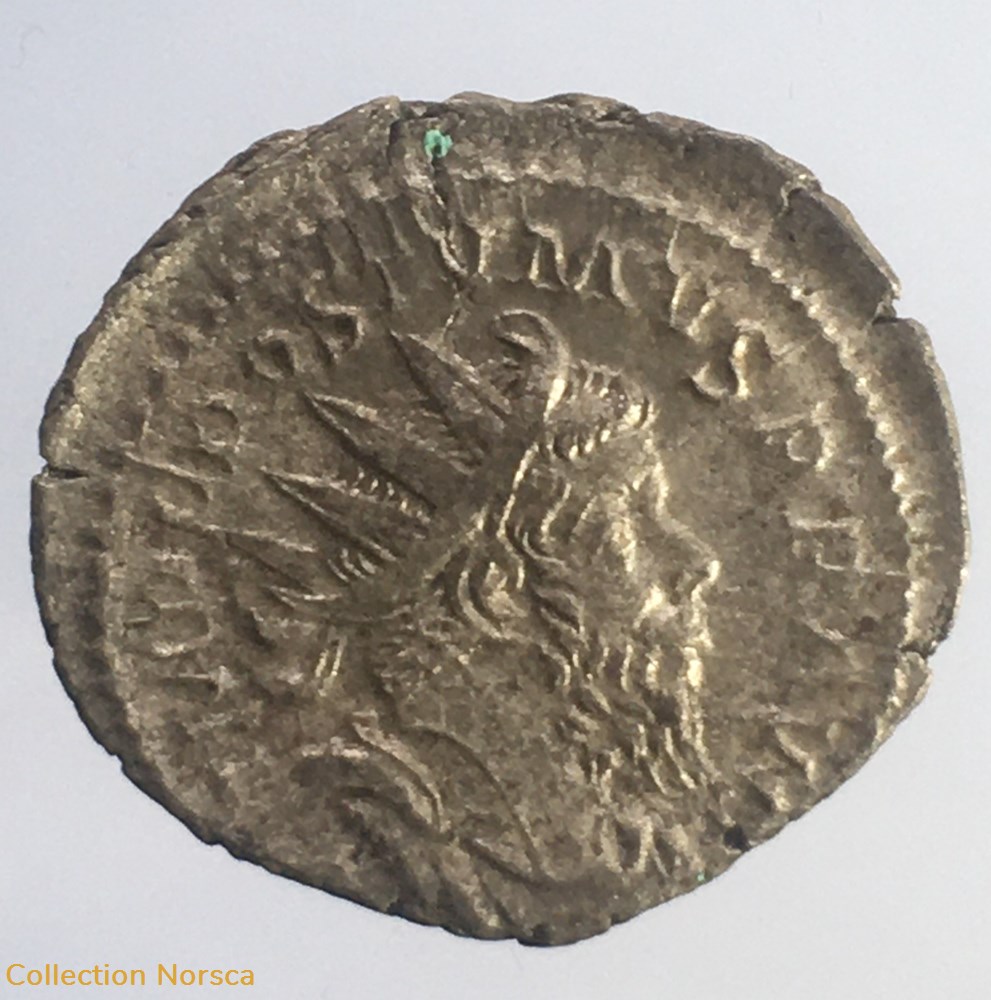 EG 036 - Antoninien de Postume - P M TR P IIII COS III PP monnaies antiquite av jc ap romaines republicaines imperiales eg 036 antoninien de postume p m tr p iiii cos iii pp