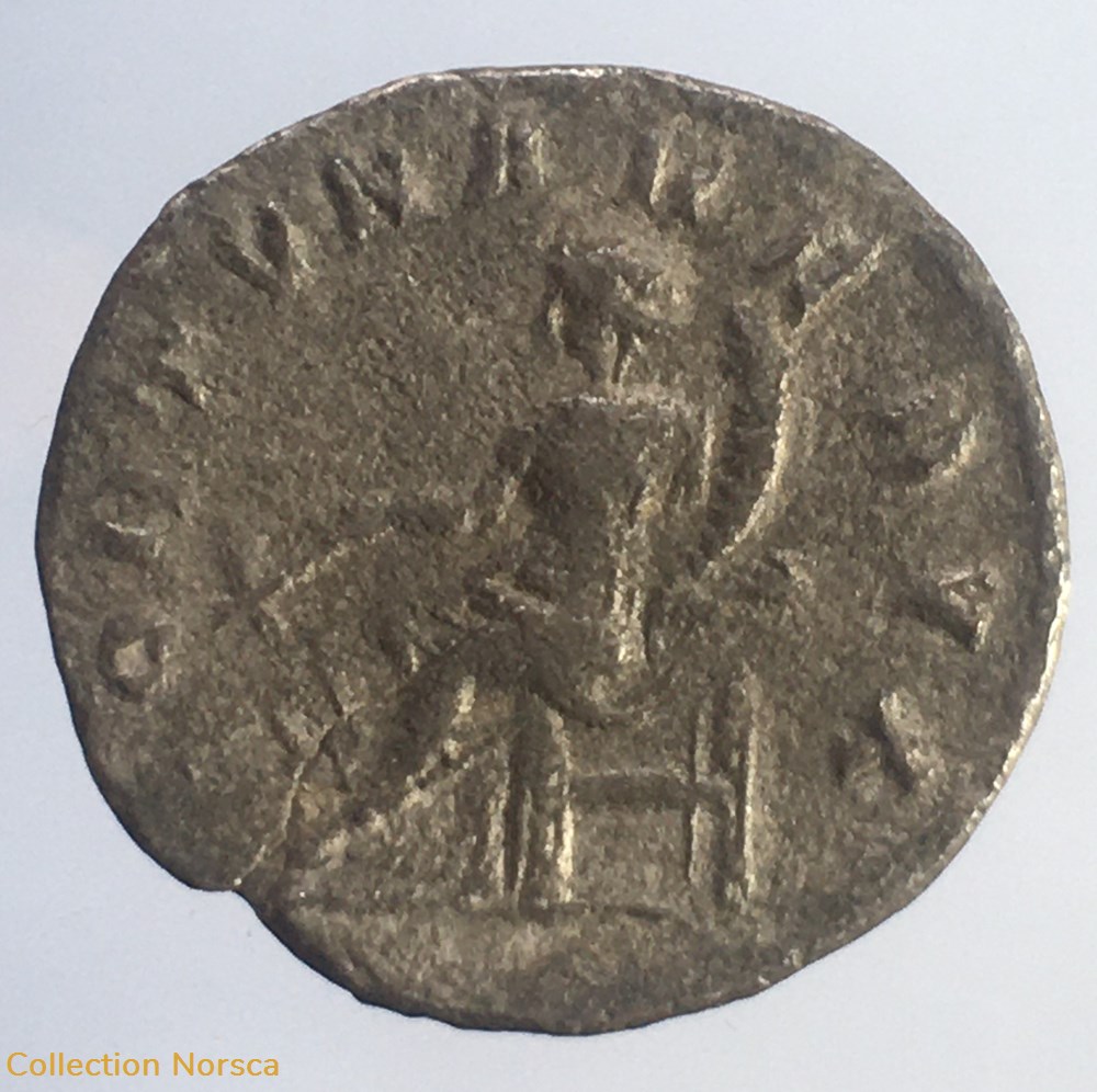 Antoninien de Gordien III - FORTVNA REDVX monnaie antique av jc ap romaine republicaine imperiale antoninien de gordien iii fortvna redvx