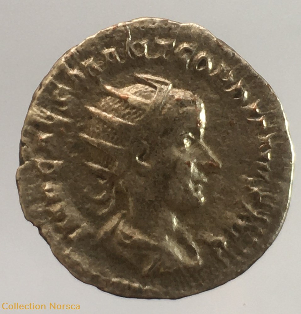 Antoninien de Gordien III - P M TR P II COS P P monnaie antique av jc ap romaine republicaine imperiale antoninien de gordien iii p m tr p ii cos p p