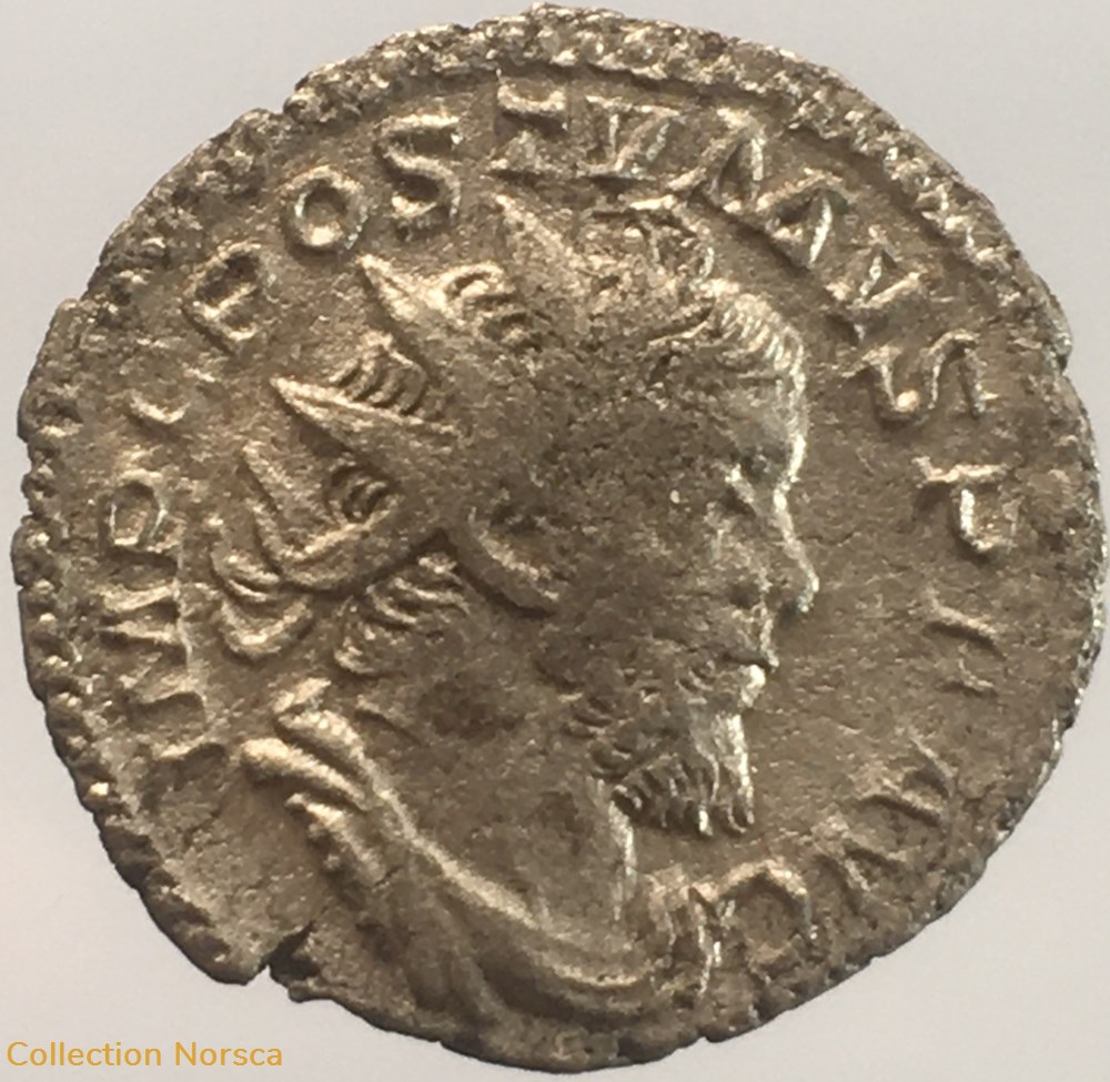monnaie antique av jc ap romaine republicaine imperiale eg 016 antoninien de postume fides militvm