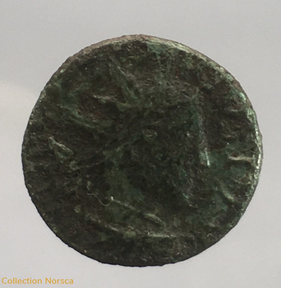 Imitation de Tétricus II - monnaie antique av jc ap romaine republicaine imperiale imitation de tetricus ii
