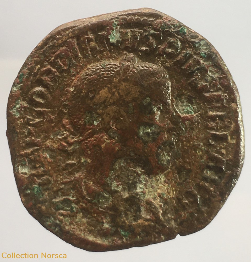 monnaie antique av jc ap romaine republicaine imperiale sesterce gordien iii fortvna redvx