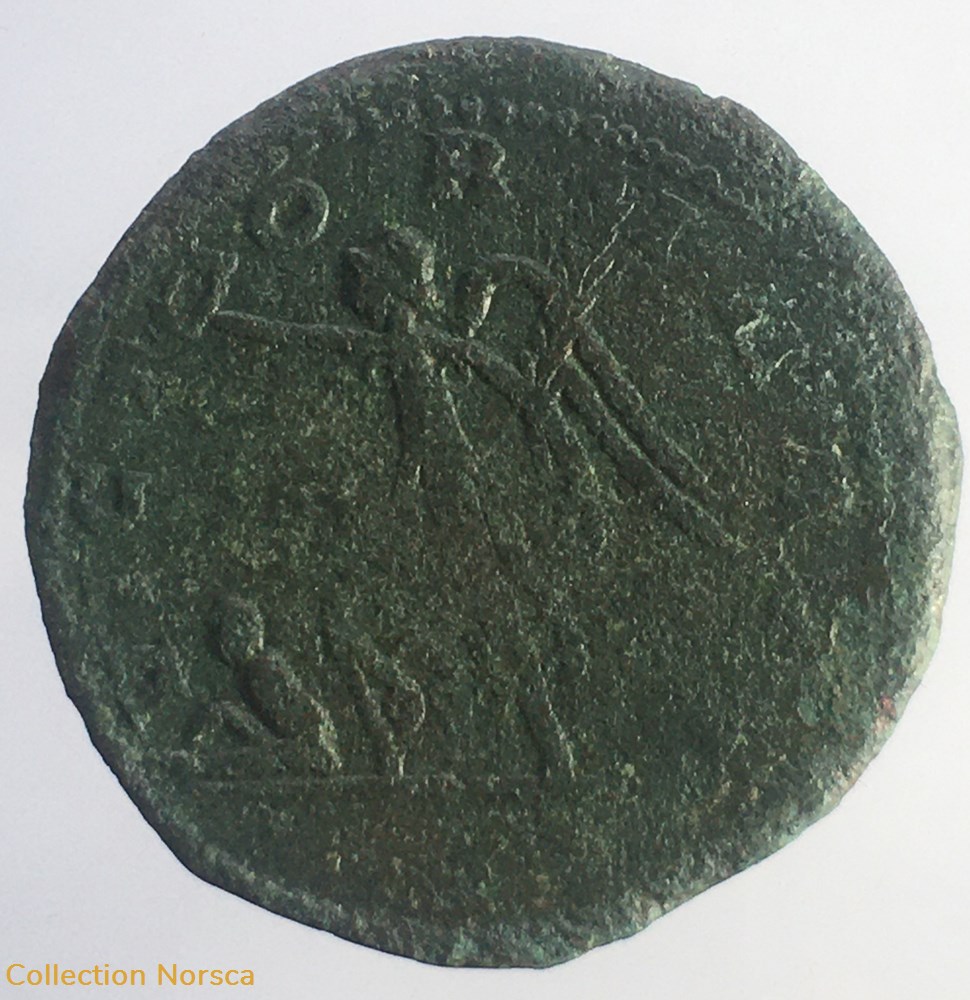monnaie antique jc ap romaine republicaine imperiale double sesterce de postume victoria avg