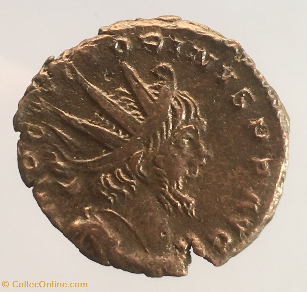 monnaie antique jc ap romaine republicaine imperiale eg 213 antoninien de victorin pax avg v palme