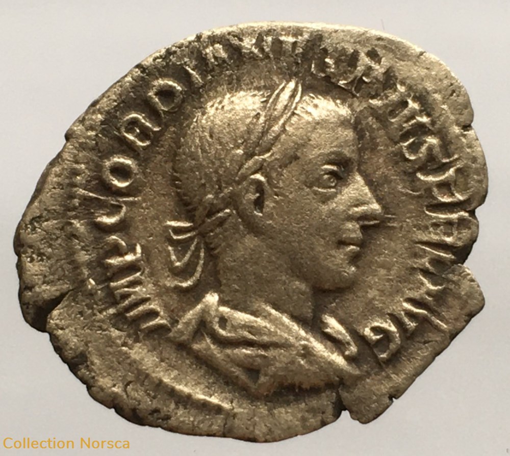 Briac 274 - denier de GORDIEN III - VENVS VICTRIX monnaies antiquite av jc ap romaines republicaines imperiales briac 274 denier de gordien iii venvs victrix