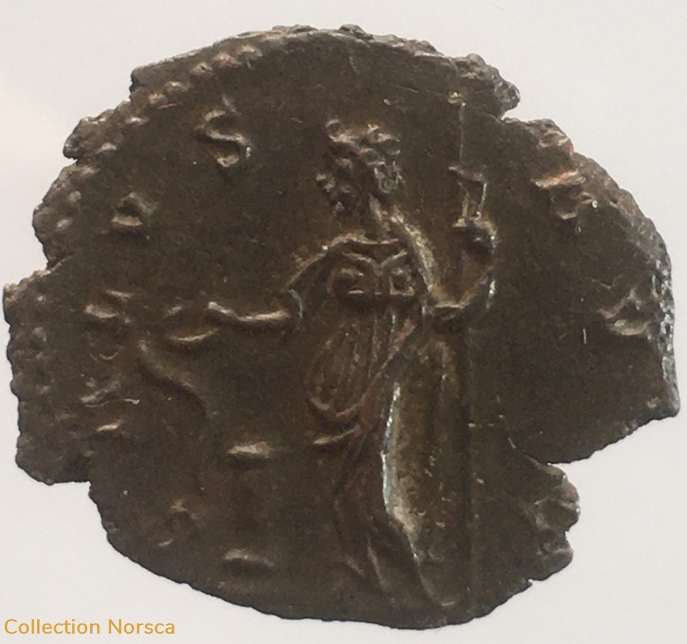 monnaies antiquite jc ap romaines republicaines imperiales eg 223 antoninien de victorin salvs avg