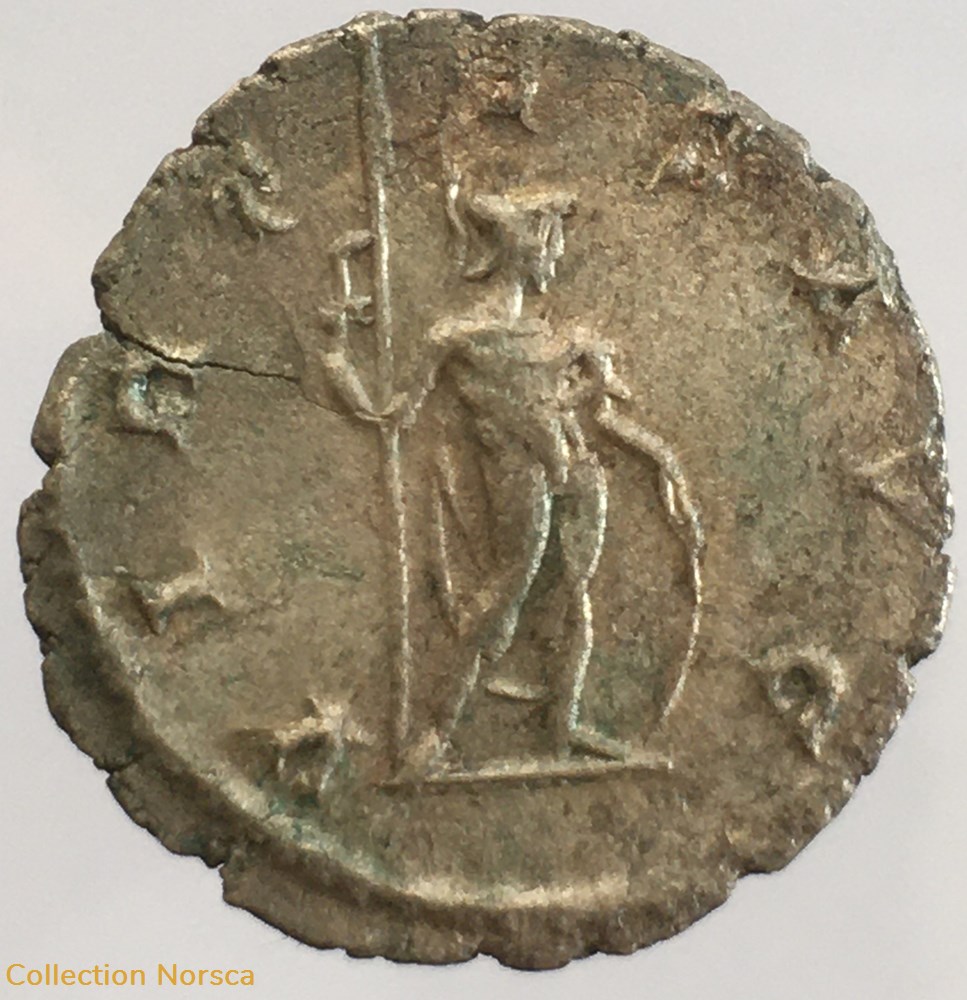 EG 035 - Antoninien de Postume - VIRTVS AVG monnaie antique jc ap romaine republicaine imperiale eg 035 antoninien de postume virtvs avg
