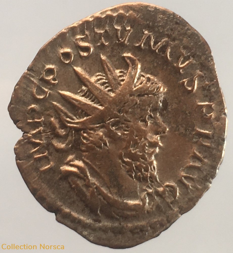 EG 041 - Antoninien de Postume - PAX AVG monnaie antique jc ap romaine republicaine imperiale eg 041 antoninien de postume pax avg