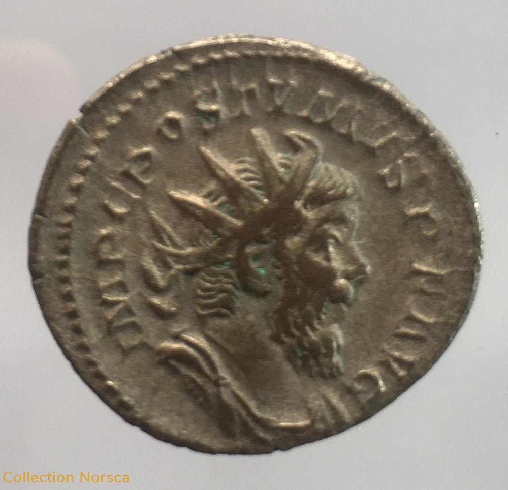EG 030 - Antoninien de Postume - MINER FAVTR monnaie antique jc ap romaine republicaine imperiale eg 030 antoninien de postume miner favtr