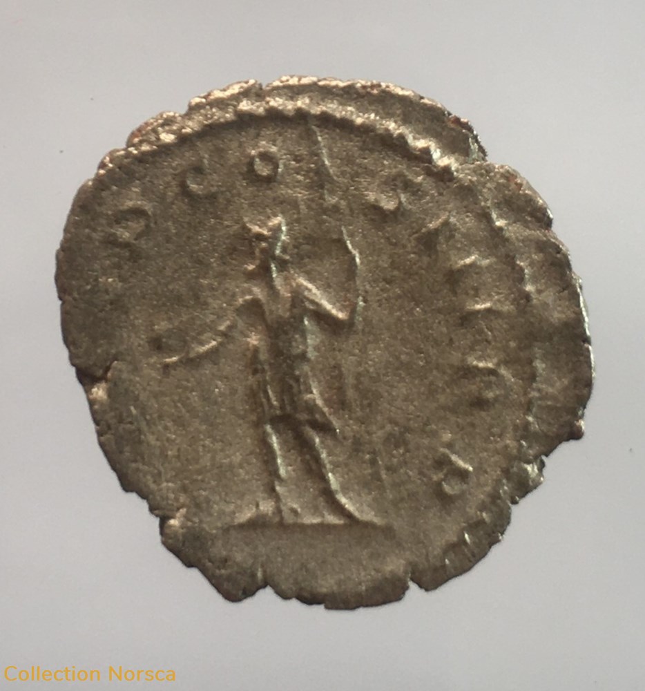 EG 023 - Antoninien de Postume - P M TR P COS III P P monnaie antique av jc ap romaine republicaine imperiale eg 023 antoninien de postume p m tr p cos iii p p