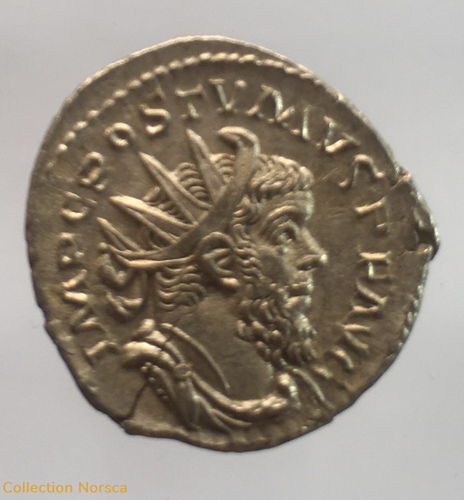monnaie antique jc ap romaine republicaine imperiale eg 035 antoninien de postume virtvs avg