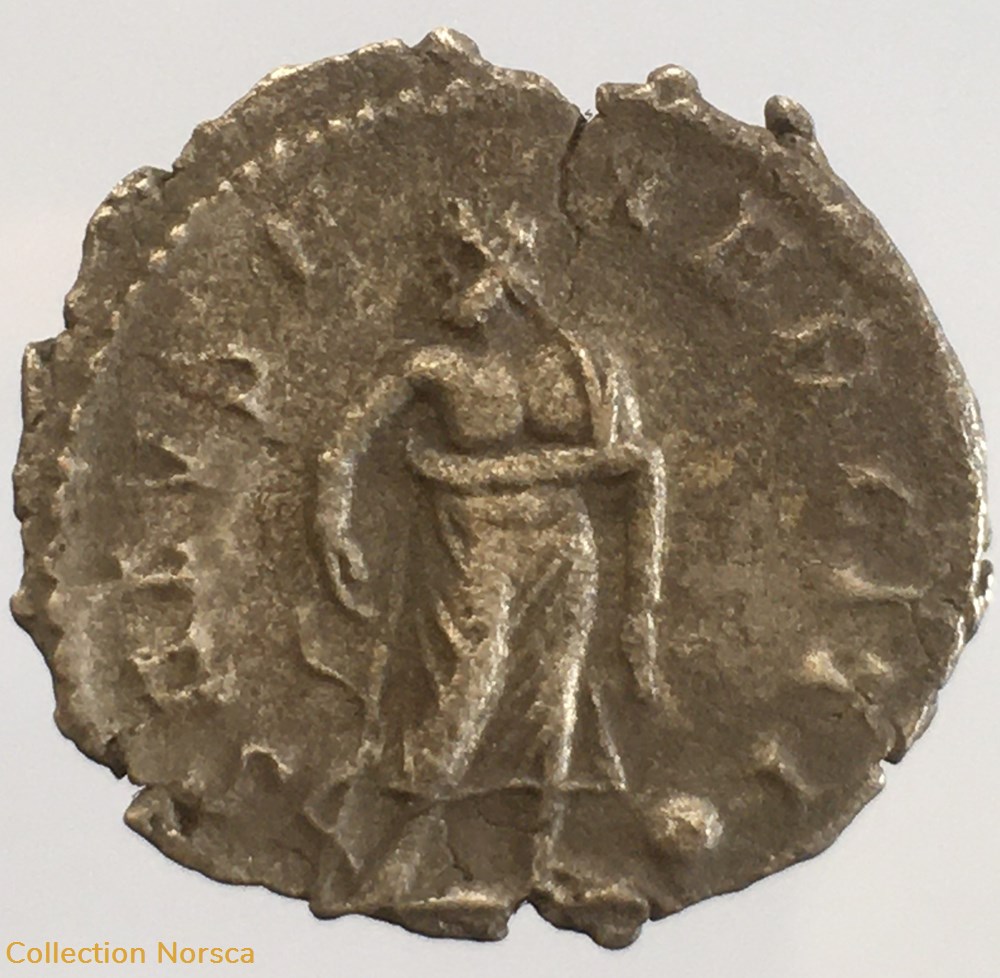 monnaie antique av jc ap romaine republicaine imperiale eg 073 antoninien de postume salvs exerciti