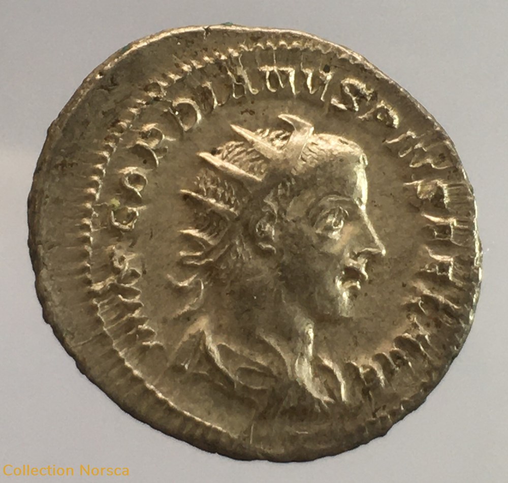 Antoninien de Gordien III - FELICITAS TEMPORVM monnaie antique av jc ap romaine republicaine imperiale antoninien de gordien iii felicitas temporvm
