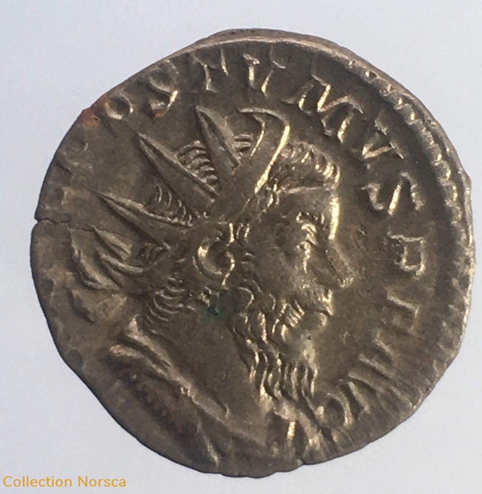 EG 015 - Antoninien de Postume - HERC DEVSONIENSI monnaie antique av jc ap romaine republicaine imperiale eg 015 antoninien de postume herc devsoniensi