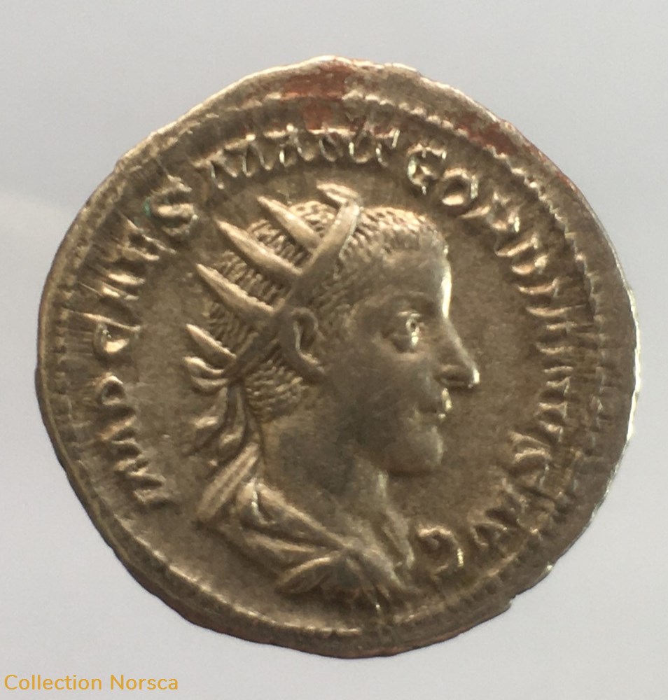 Antoninien de Gordien III - IOVI CONSERVATORI monnaie antique av jc ap romaine republicaine imperiale antoninien de gordien iii iovi conservatori