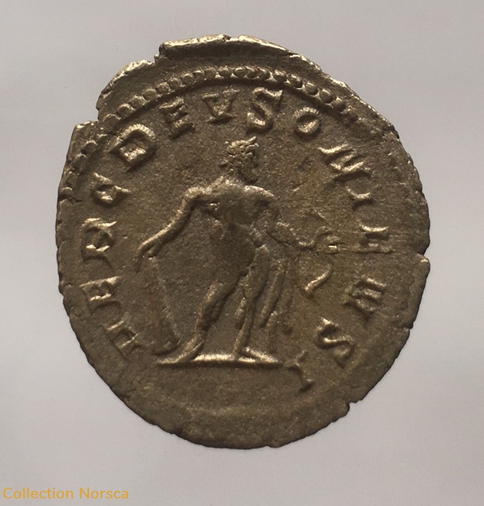 EG 006 - Antoninien de Postume - HERC DEVSONIENSI monnaie antique av jc ap romaine republicaine imperiale eg 006 antoninien de postume herc devsoniensi