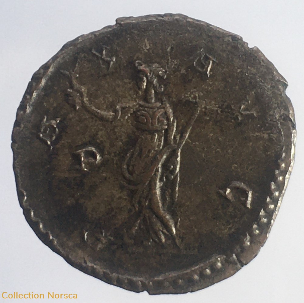 EG 110 - Antoninien de Postume - PAX AVG P/-//- monnaie antique jc ap romaine republicaine imperiale eg 110 antoninien de postume pax avg p