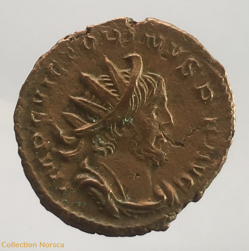 EG 212 - Antoninien de Victorin - INVICTVS/ * - monnaie antique av jc ap romaine republicaine imperiale eg 212 antoninien de victorin invictvs
