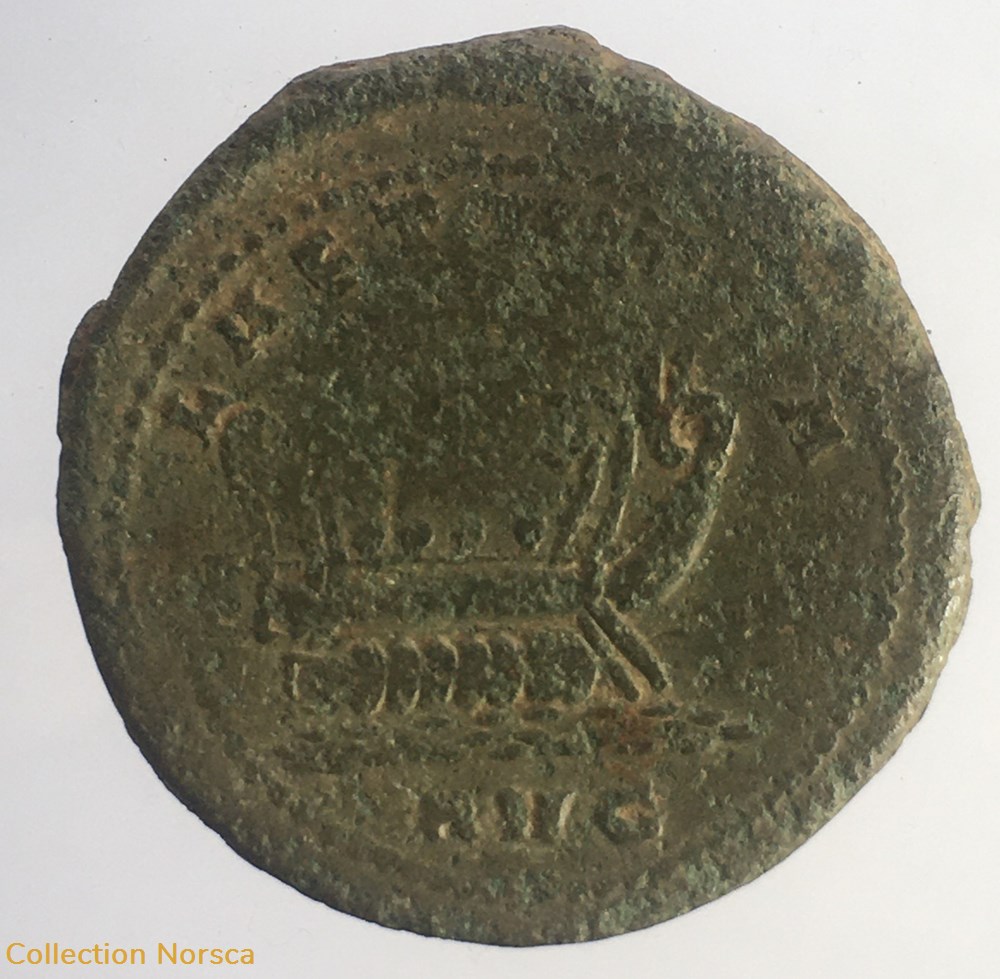 monnaie antique jc ap romaine republicaine imperiale double sesterce de postume laetitia avg