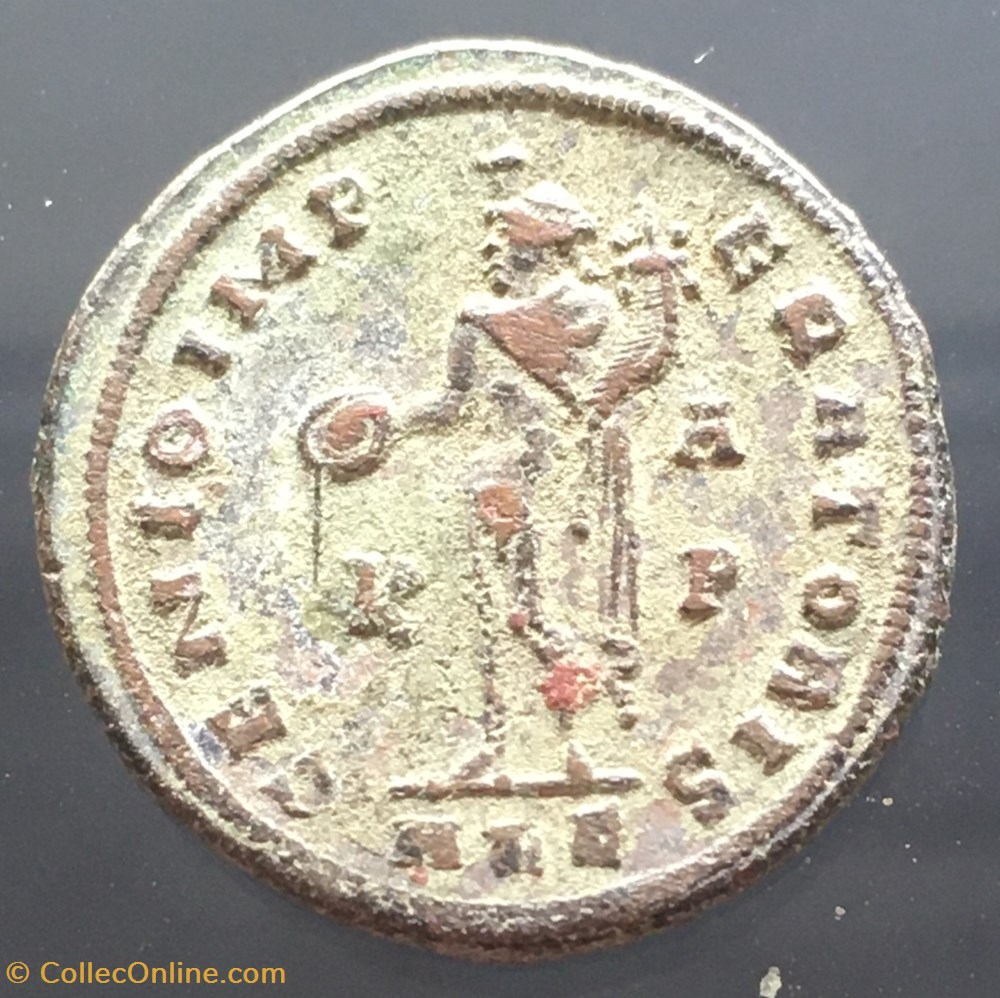 Follis de Maximin II Daia - GENIO IMPERATORIS / K / A P / ALE monnaies antiquite av jc ap romaines republicaines imperiales follis de maximin ii daia genio imperatoris k a p ale