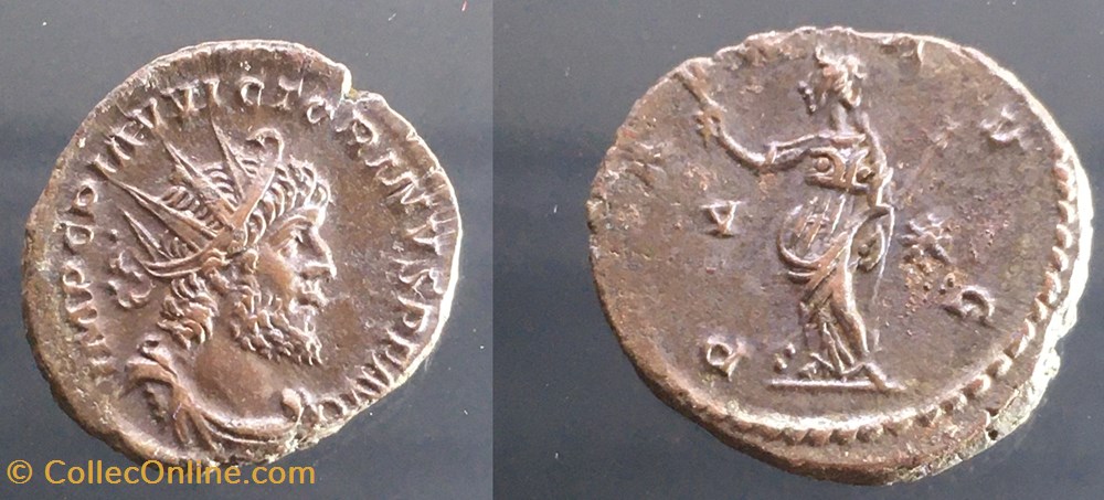 monnaie antiquite jc ap romaine republicaine imperiale eg 189 antoninien de victorin pax avg v